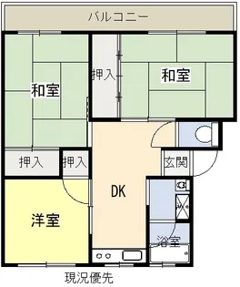 高田マンション【2階】の間取り