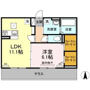 パストラル庄町【1階】の間取り