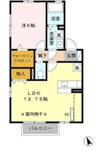 シエルハウス【2階】の間取り