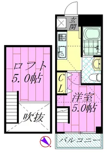 ウエストヴィラ【3階】の間取り