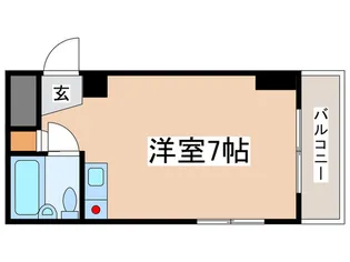 ライオンズマンション西新宿第7【8階】の間取り