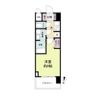 M-RESIDENCE新大阪Garden【9階】の間取り