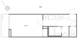 エッグストラート【3階】の間取り