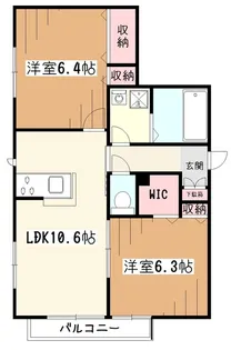 CASCADE(カスケード)【1階】の間取り