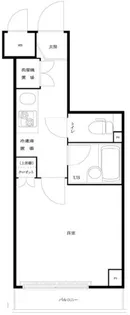 ルーブル武蔵小杉弐番館【6階】の間取り