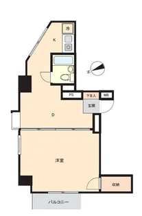 シルバープラザ新宿第2【9階】の間取り