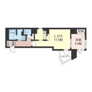 セントプランドール【4階】の間取り