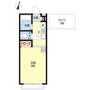 エスコート中野【2階】の間取り