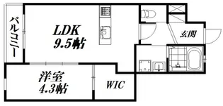 ル・リオン葵東 A【4階】の間取り