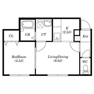 パークレーン美園【2階】の間取り