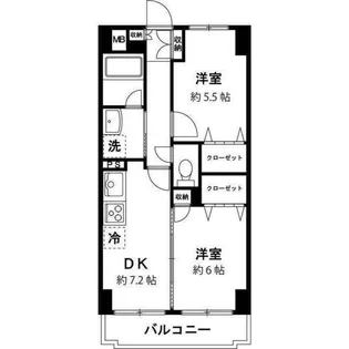 ルミエール大森【4階】の間取り