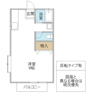 クレールタウン B【2階】の間取り