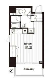 レックス芝浦【9階】の間取り