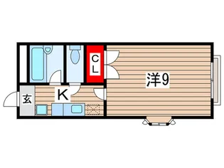 穴川ハイリビング弐番館【4階】の間取り