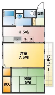 ソシア エム【1階】の間取り