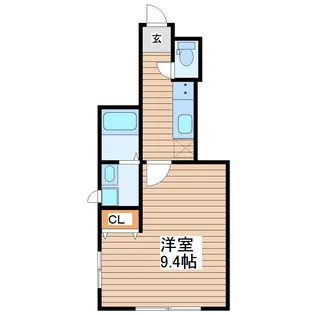 ベルグラン越路II【1階】の間取り