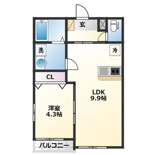 Gran Premiere一本杉(グランプルミエール)【1階】の間取り