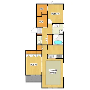 GRAN LUKE【2階】の間取り