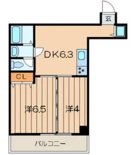 ローズマンションR&A【3階】の間取り