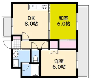 ノーブルクレイン【3階】の間取り