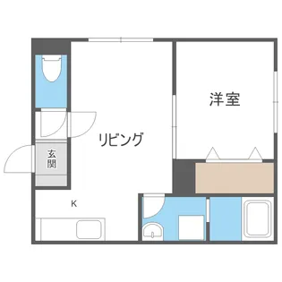 ハピネス宮の沢【4階】の間取り
