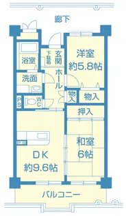 シティーコーポ二条駅【4階】の間取り