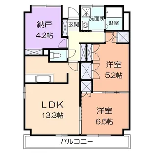 ステラ本厚木【3階】の間取り