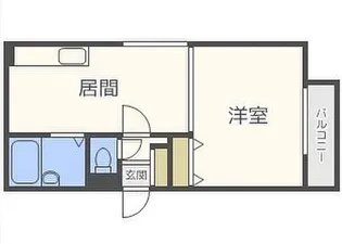 シティハイムユニゾン21【2階】の間取り