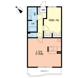 ラウレール【2階】の間取り