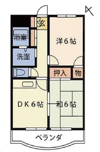アムフルス2号館【2階】の間取り