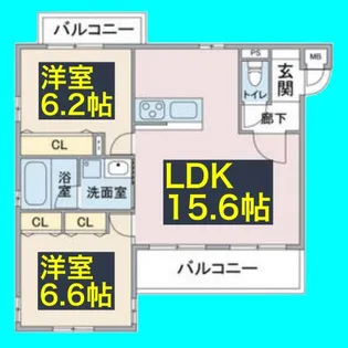 respect【1階】の間取り
