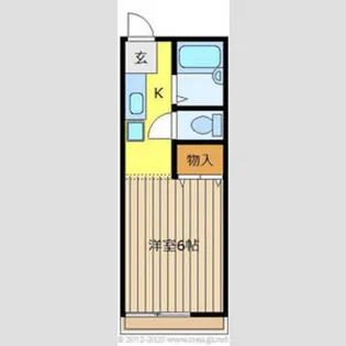 グレースフルアライA棟【2階】の間取り