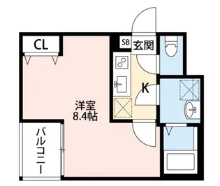 メゾングレース新松戸【2階】の間取り
