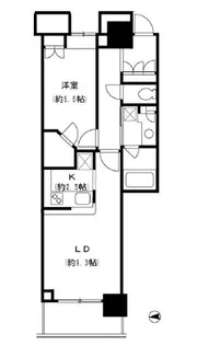 ベイクレストタワー【30階】の間取り