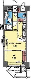 スタジオデン横濱関内【10階】の間取り