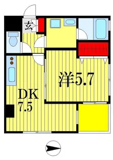 フレンズ・KI【2階】の間取り