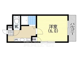 クリスタルコート下山手【3階】の間取り