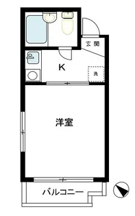 パレ・ドール蒲田II【3階】の間取り