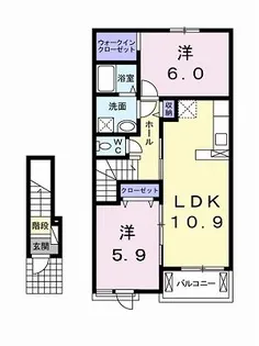 ボニート【2階】の間取り