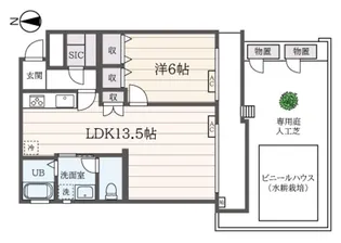太閤コーポ経堂【1階】の間取り