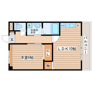 アリエッタ太子堂【3階】の間取り