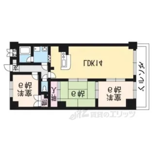 シベール阪急桂【4階】の間取り