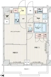 ルーブル本羽田【7階】の間取り