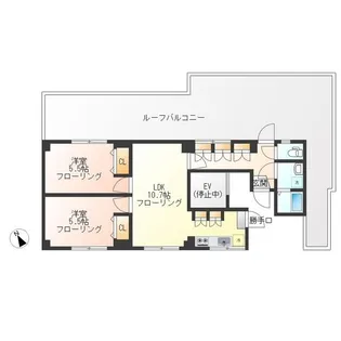 はやしビル【4階】の間取り