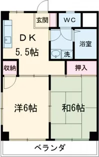 ロイヤルハイツ片倉【1階】の間取り