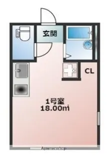 アクシスコート大和【3階】の間取り