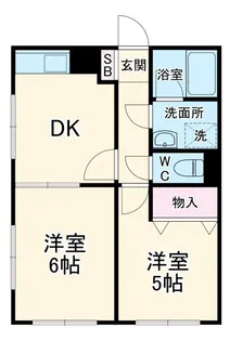 リヴィールマンションII【1階】の間取り