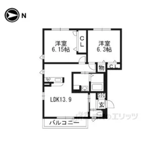 AlbaGrande【2階】の間取り
