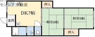 三進ビル【4階】の間取り