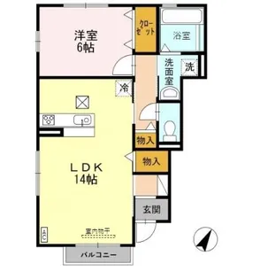 Vosges(ヴォージュ)I【1階】の間取り